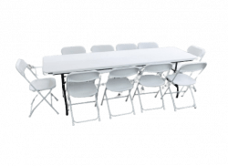 8ft Banquet table seating scaled removebg preview 1706582441 8ft Regt Folding Plastic Table