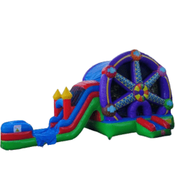 Ferris Wheel Inflatable Bounce House W/ Slide Wet or Dry Ren