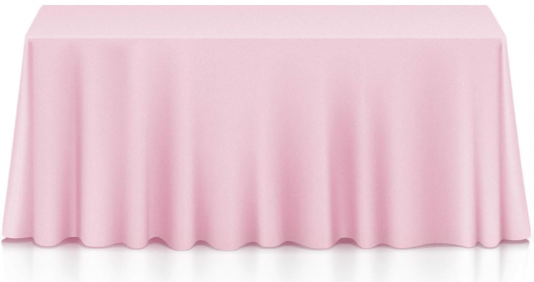 90 x 156 Tablecloths Polyester- Pink