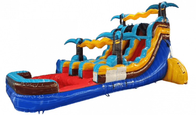 15′ Tropic Shock Center Climb Water Slide