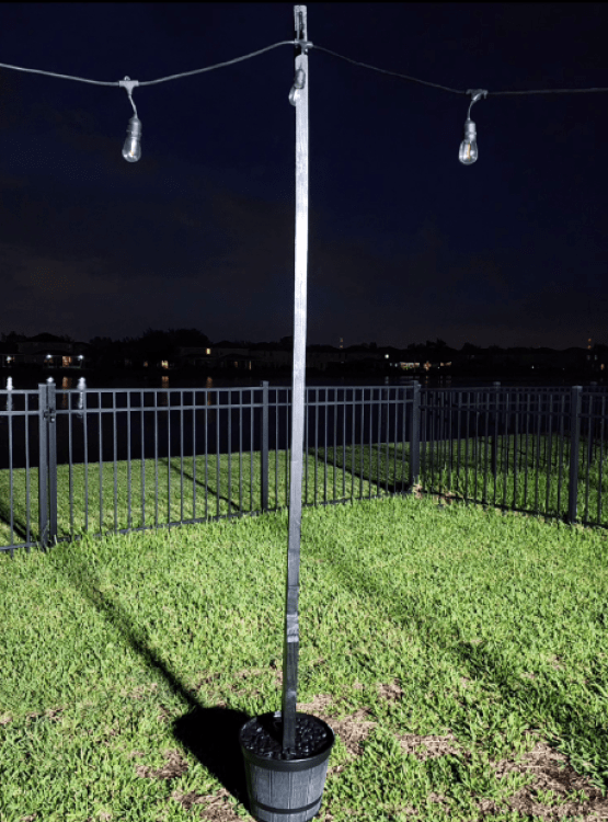 Outdoor Lights and Poles Rentals