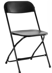 Chairs (Black folding chairs)
